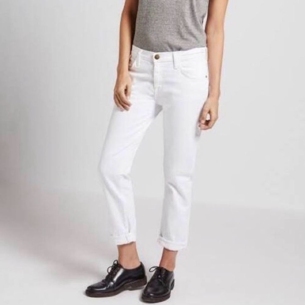 Current/Elliott | NWT The Fling Clean White Jeans